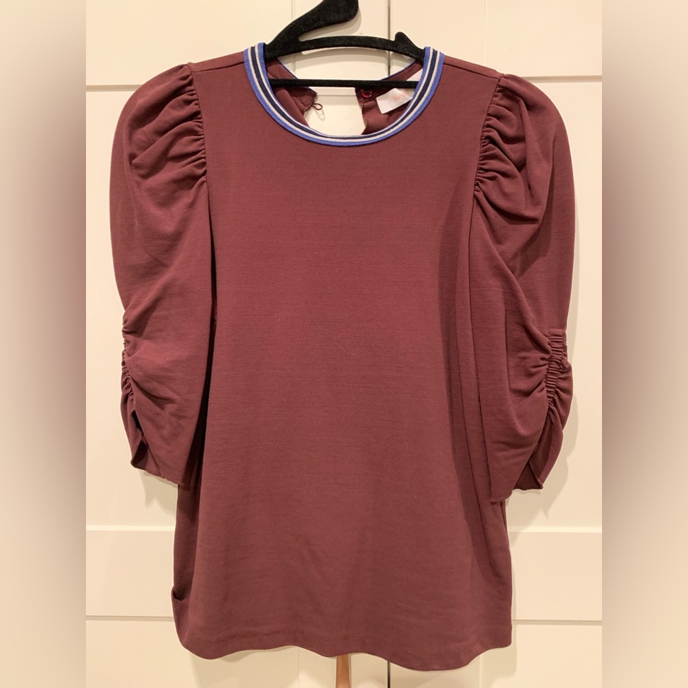 See by Chloe Puff Sleeve Top XS